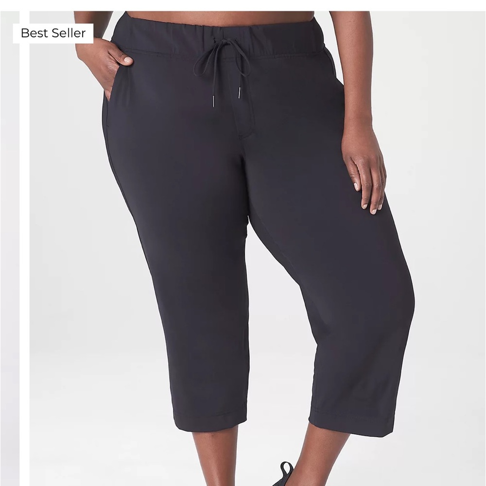 Stretch trouser capri